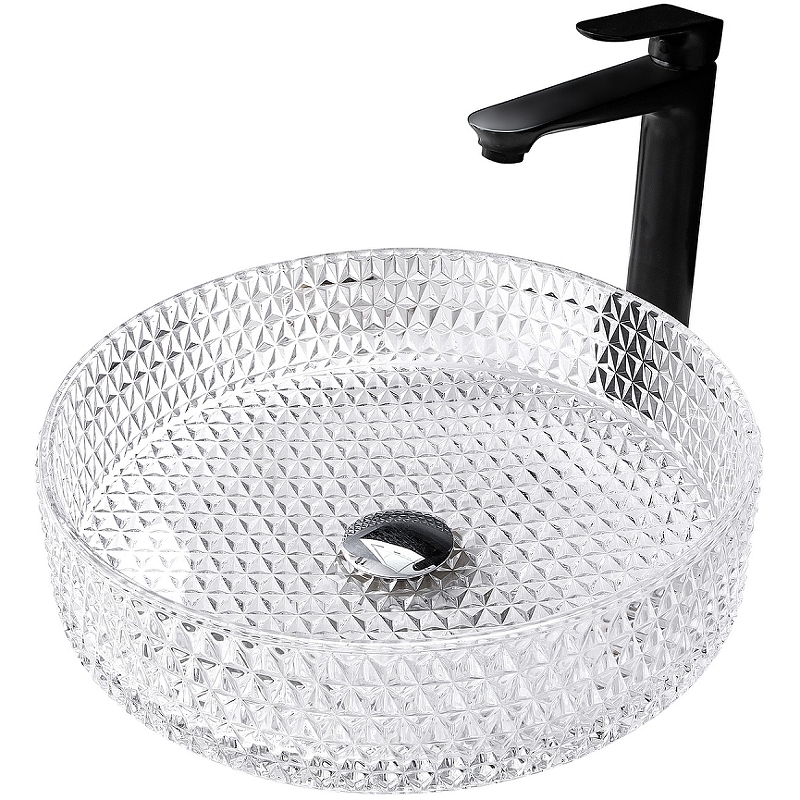 Раковина-чаша Abber Glas 40 AK2301 прозрачная от магазина ЛесКонПром.ру