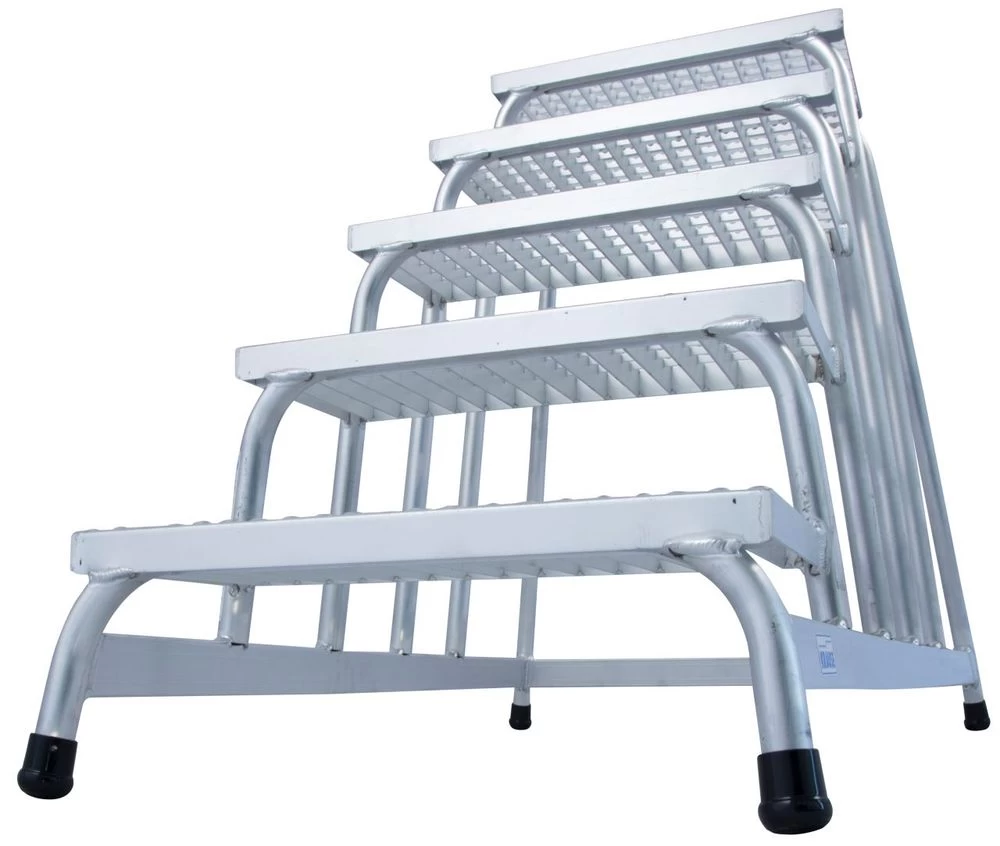 Монтажная подставка с решетчатыми ступенями STABILO 5 ступеней KRAUSE арт.805355 от магазина ЛесКонПром.ру