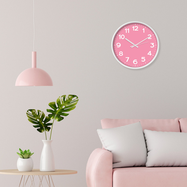 Часы настенные круглые Пион d30 см от магазина ЛесКонПром.ру