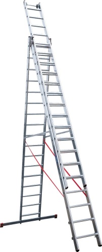 Лестница алюминиевая трехсекционная индустриальнаяНовая Высота 3x17 арт. 5230317 от магазина ЛесКонПром.ру