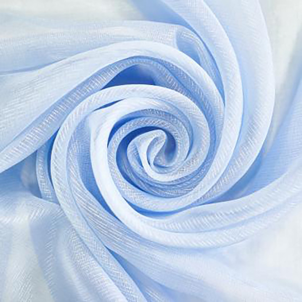 Штора-тюль Глянец 300х275 см голубая от магазина ЛесКонПром.ру