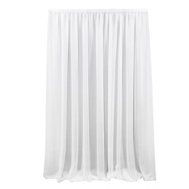 Штора-тюль Батист 300х275 см белая от магазина ЛесКонПром.ру