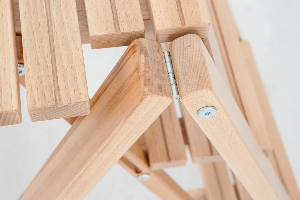 Стремянка-табурет деревянная с широкими ступенями Hoz-Block Микки 3 ступени Светлая (арт. СДМТ-3С) от магазина ЛесКонПром.ру