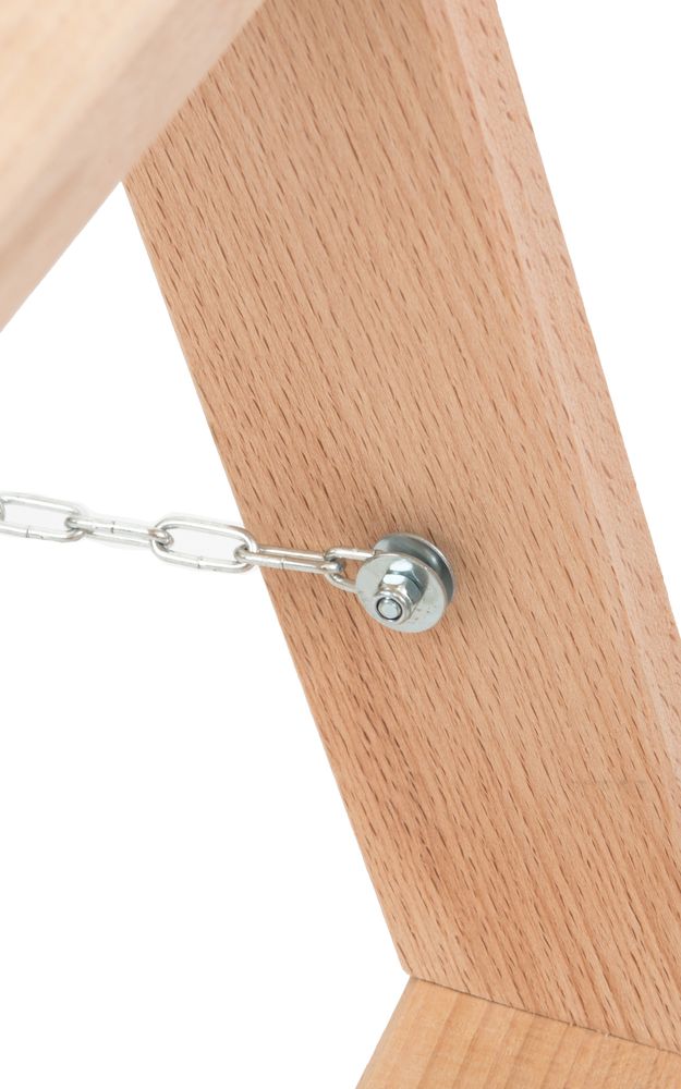 Стремянка двухсторонняя деревянная со ступенями и перекладинами Hoz-Block Альпинист 2х6 ступеней (арт. СДДА-6) от магазина ЛесКонПром.ру