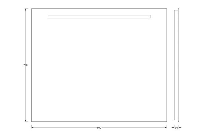 Зеркало EVOFORM Ledline 80372836 от магазина ЛесКонПром.ру