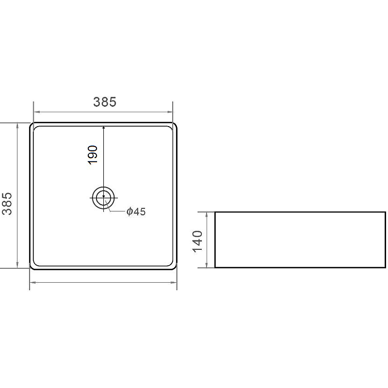 Раковина-чаша Orange 38 B02-385W Белая от магазина ЛесКонПром.ру