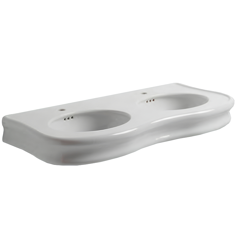 Раковина Simas Lante 120 LA12bi*1 двойная Белая от магазина ЛесКонПром.ру