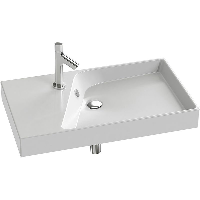 Раковина Jacob Delafon Rythmik 80 EXO112-Z-00 Белая от магазина ЛесКонПром.ру