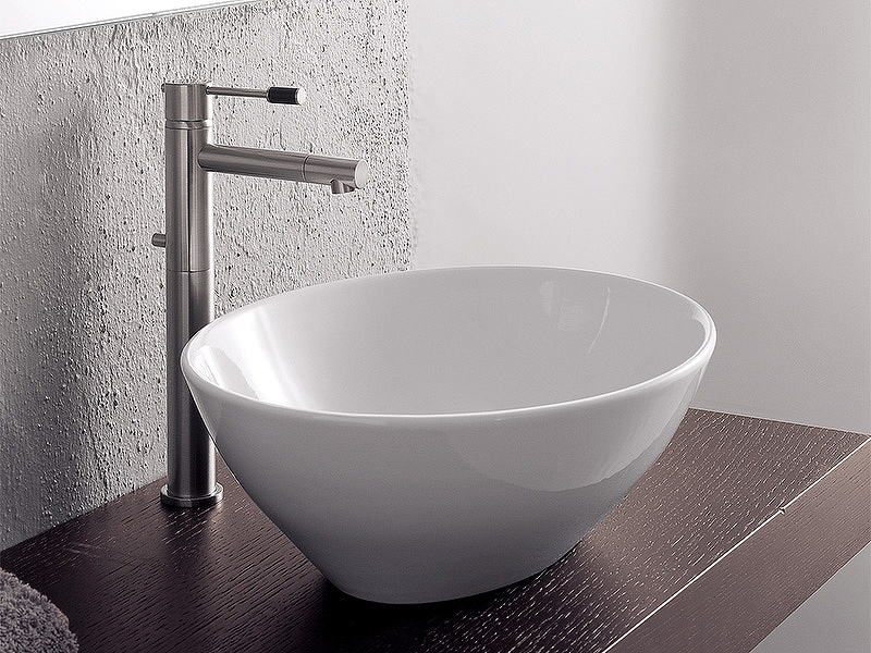 Раковина-чаша Scarabeo Thin Line 41 8011 Белая от магазина ЛесКонПром.ру