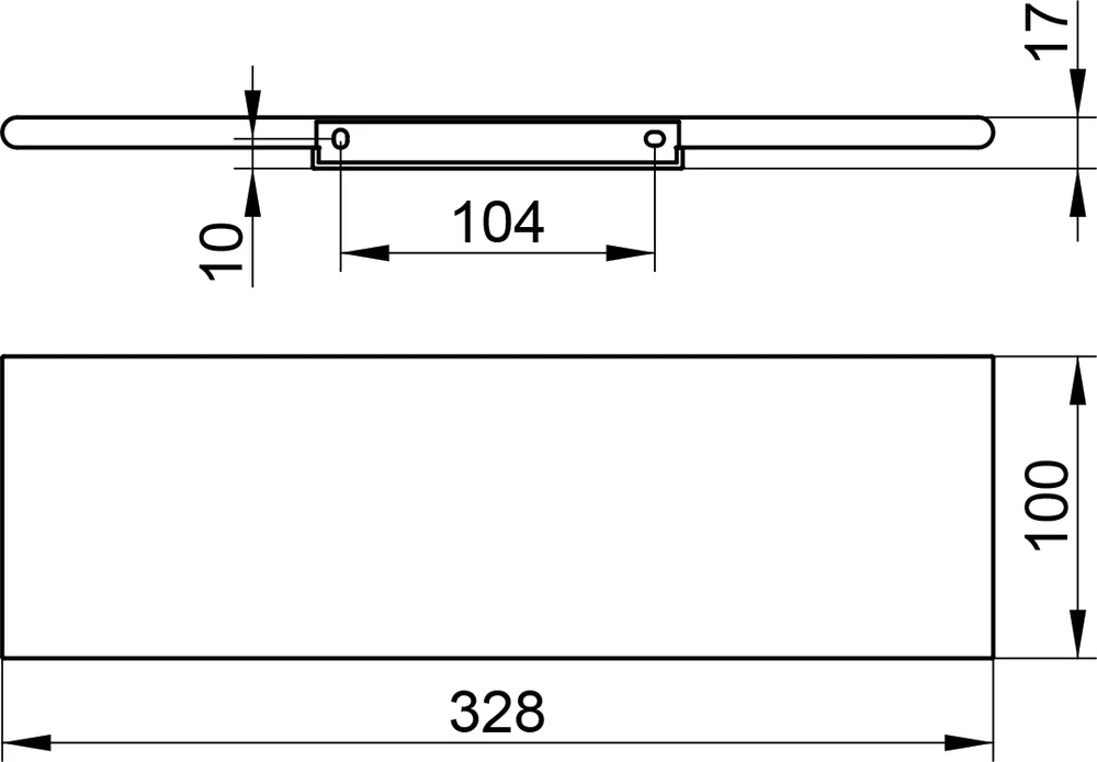 Полка Keuco Edition 400 11558 от магазина ЛесКонПром.ру