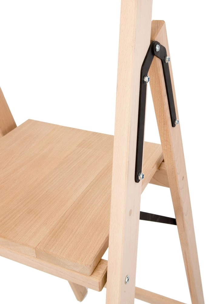 Стремянка деревянная односторонняя со ступенями Hoz-Block Электрик 4 ступени (арт. СДЭ-4) от магазина ЛесКонПром.ру