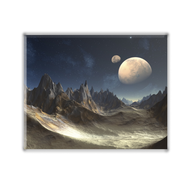 Канвас 50х40 см Неоновые тропики от магазина ЛесКонПром.ру