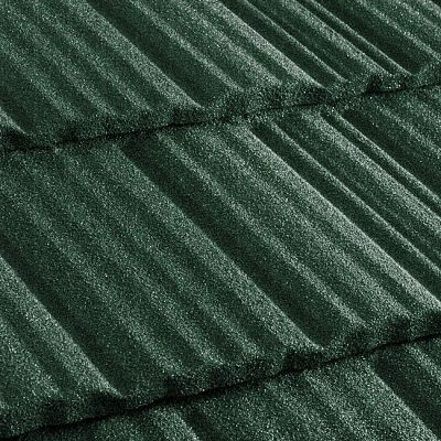 Композитная черепица Metrotile (Бельгия) MetroShake II зеленая от магазина ЛесКонПром.ру