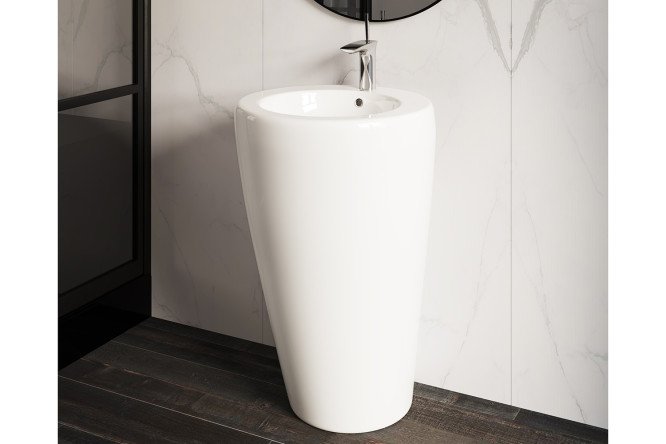 Умывальник моноблок напольный CERAMICA NOVA CN1807 80551297 от магазина ЛесКонПром.ру