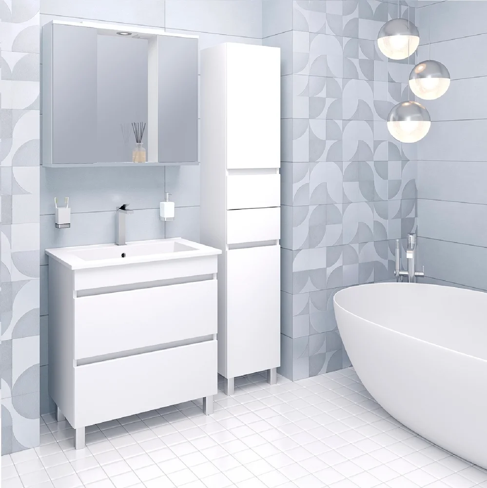 Зеркало Emmy Джерси 85 с подсветкой от магазина ЛесКонПром.ру