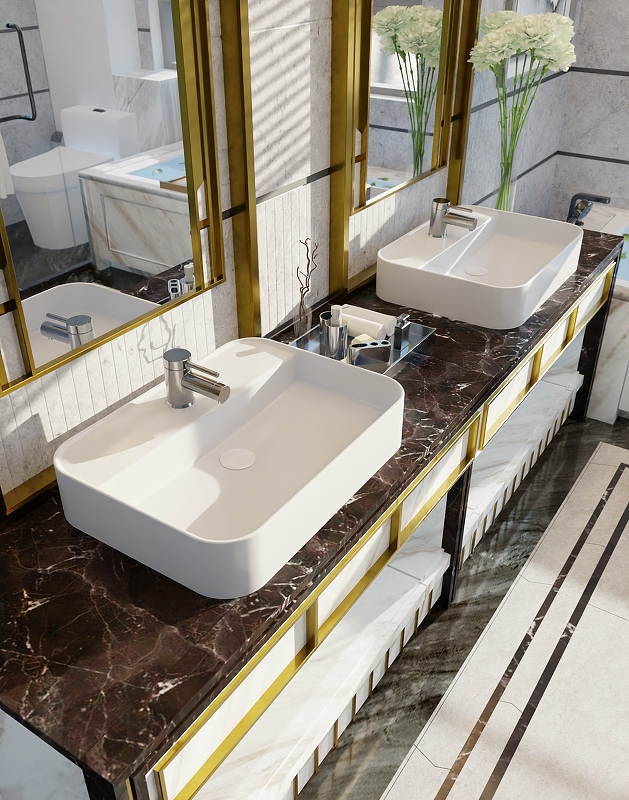 Раковина AQUAme 59 AQM5003 Белая глянцевая от магазина ЛесКонПром.ру