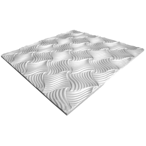 Плита потолочная С2053 50х50 см белая от магазина ЛесКонПром.ру