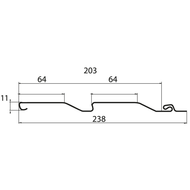 Сайдинг виниловый ванильный 3000x201 мм от магазина ЛесКонПром.ру