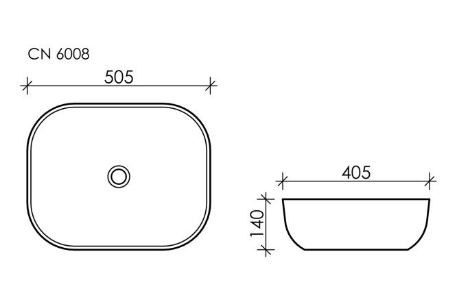 Умывальник накладной Element 80551224 от магазина ЛесКонПром.ру