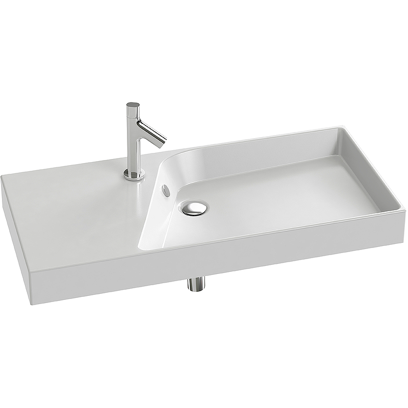 Раковина Jacob Delafon Rythmik 100 EXN112-Z-00 Белая от магазина ЛесКонПром.ру