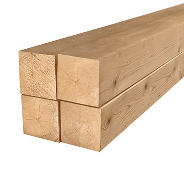 Строганный брус хвоя 190х190х6000 мм от магазина ЛесКонПром.ру