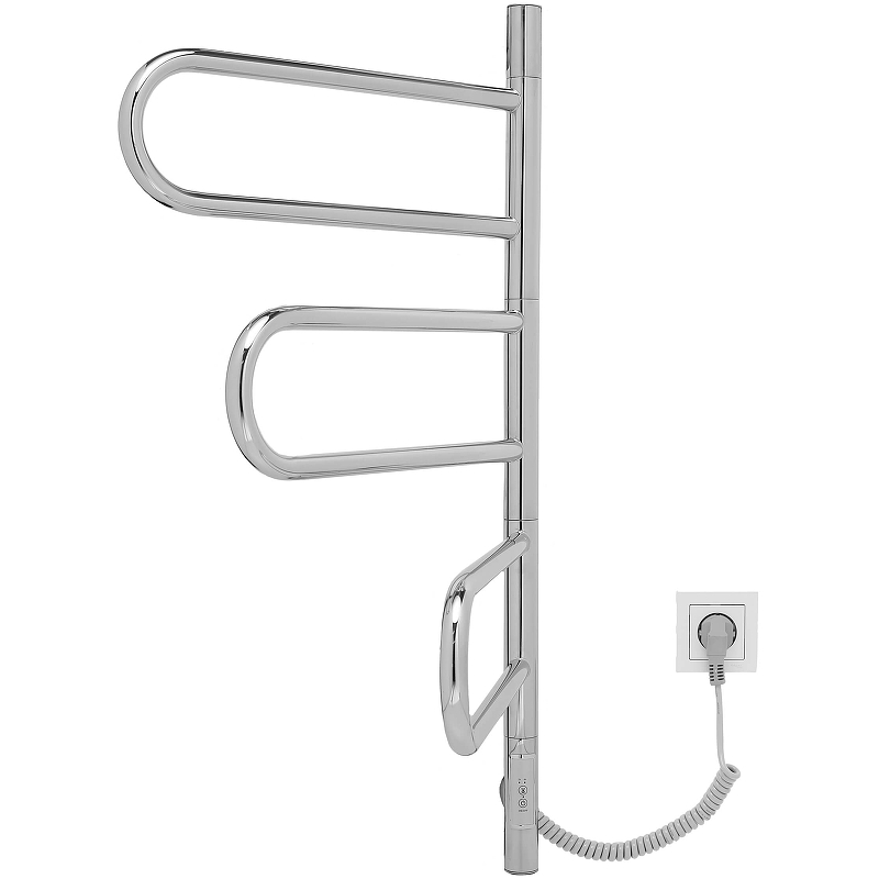 Электрический полотенцесушитель Vincea 44х80 VTD-1R2CE Хром от магазина ЛесКонПром.ру