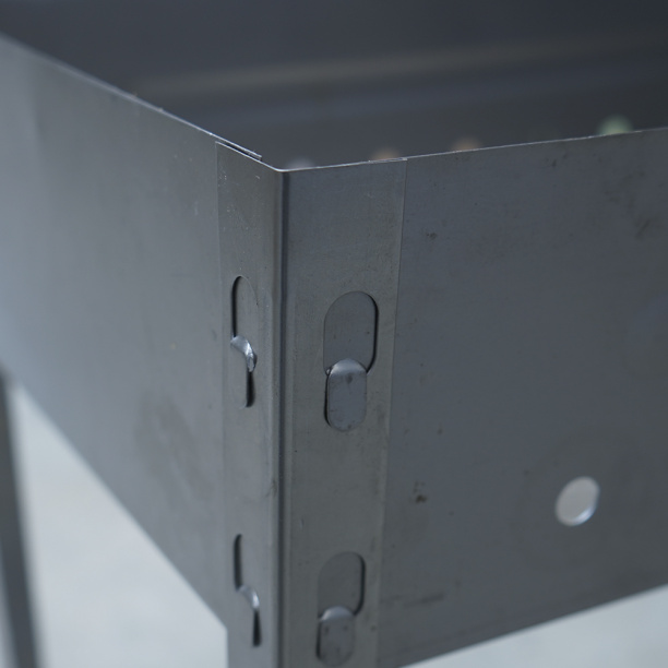 Мангал разборный 49х26х35 см от магазина ЛесКонПром.ру