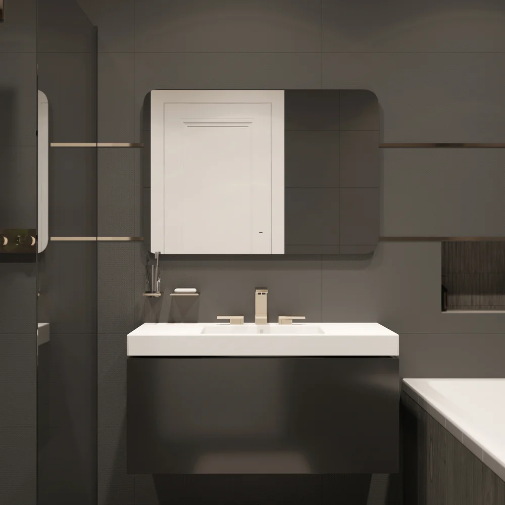 Зеркало DIWO Кострома 100 с подсветкой от магазина ЛесКонПром.ру