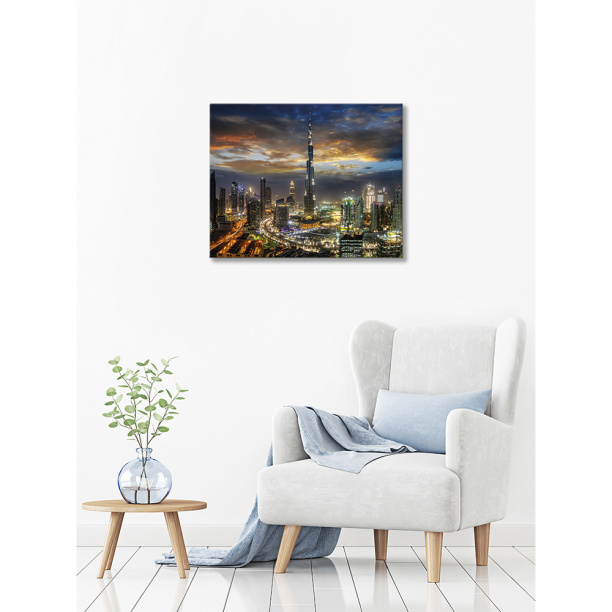 Декопанно Ночной город 40х50 см от магазина ЛесКонПром.ру