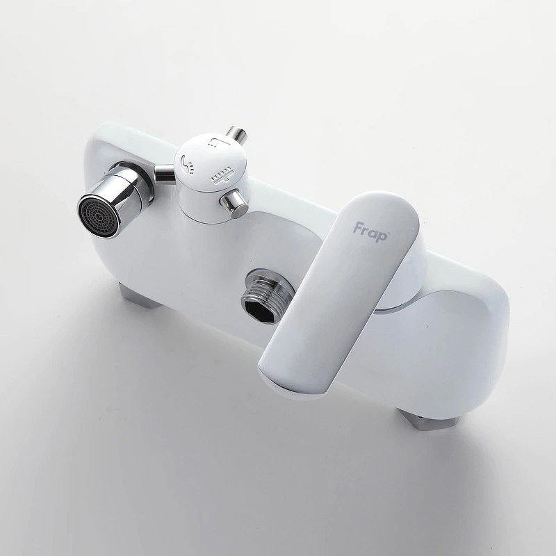 Душевая система Frap F2431 Белая Хром от магазина ЛесКонПром.ру