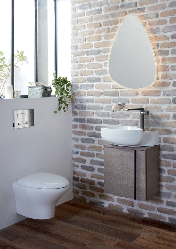 Раковина Jacob Delafon Nouvelle Vague 36 EGK112-00 Белая от магазина ЛесКонПром.ру