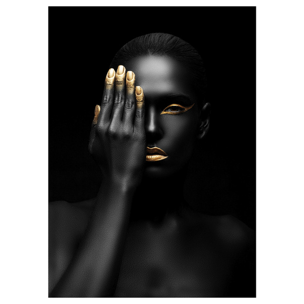 Канвас Женщина-ночь 50х70 см от магазина ЛесКонПром.ру