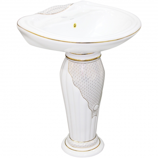 Раковина Laguraty 69 0766B Белая от магазина ЛесКонПром.ру