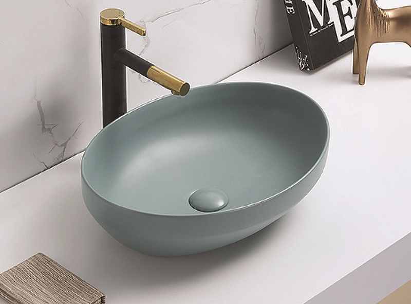 Раковина-чаша CeramaLux 50 78590MLG Зеленая матовая от магазина ЛесКонПром.ру