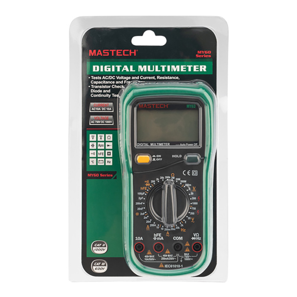Мультиметр MASTECH MY63N от магазина ЛесКонПром.ру