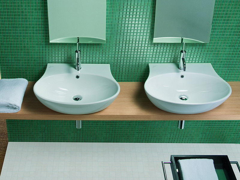 Раковина Hatria Nido 62 Y0R401 Белая от магазина ЛесКонПром.ру