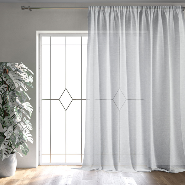 Штора-тюль 300х295 см бирюза от магазина ЛесКонПром.ру