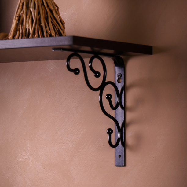 Кронштейн Лиана 200х200 мм черный от магазина ЛесКонПром.ру