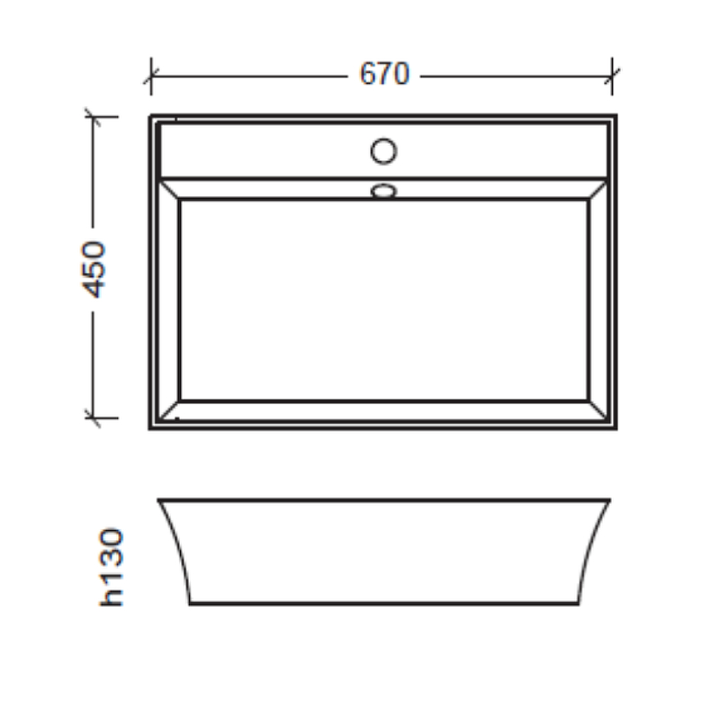 Раковина Boheme NeoArt 67 811-m Белая матовая от магазина ЛесКонПром.ру