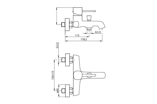 Смеситель для умывальника DAMIXA Sirius 80529551 от магазина ЛесКонПром.ру