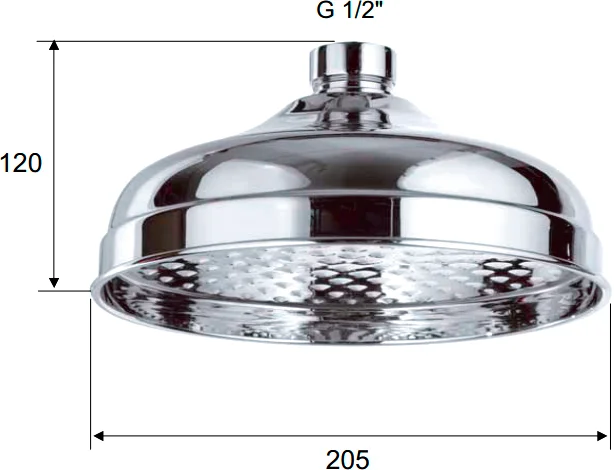 Верхний душ Remer 359B20X от магазина ЛесКонПром.ру