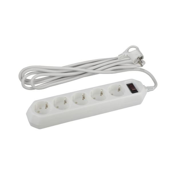 Фильтр сетевой ЭРА USF 5 гнезд 5 м от магазина ЛесКонПром.ру