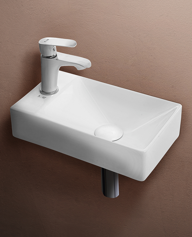 Раковина WeltWasser Aisbach 5111 L 37 10000008685 Белый глянец от магазина ЛесКонПром.ру