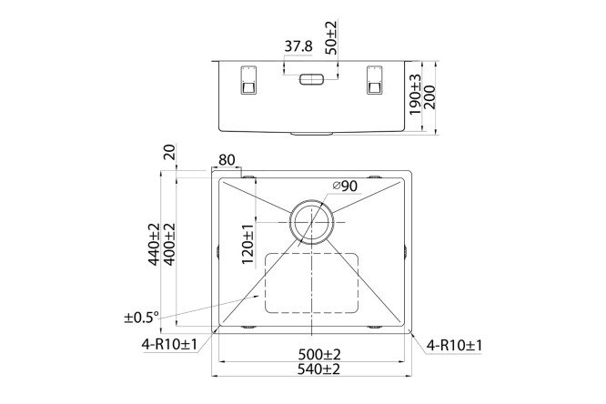 Мойка врезная IDDIS Edifice 80550609 от магазина ЛесКонПром.ру