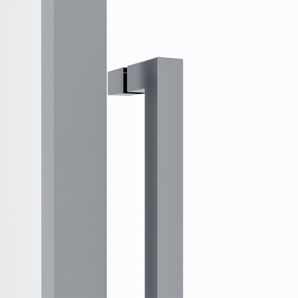 Душевая дверь FLUMEN Sangro 100х195 см черный профиль от магазина ЛесКонПром.ру