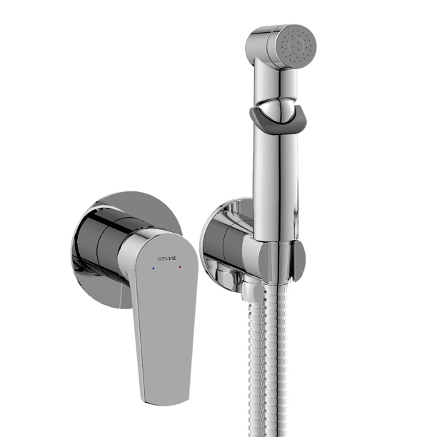 Гигиенический душ Cersanit Moduo встраиваемый хром от магазина ЛесКонПром.ру