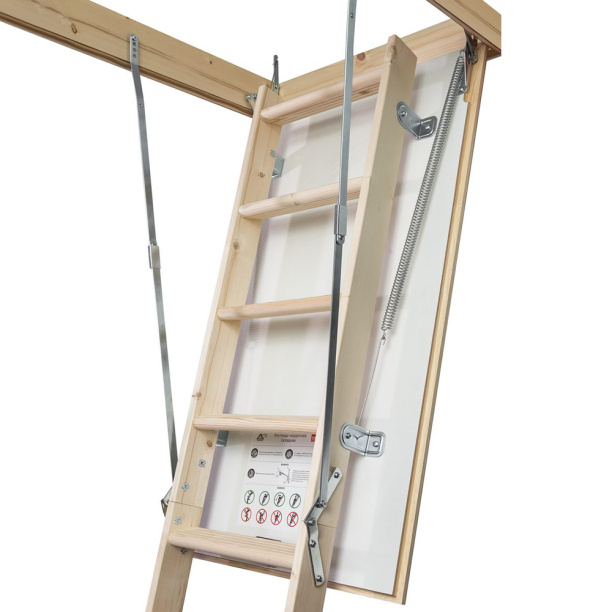 Лестница чердачная HOBBY 26, 600х1200х2850 мм от магазина ЛесКонПром.ру