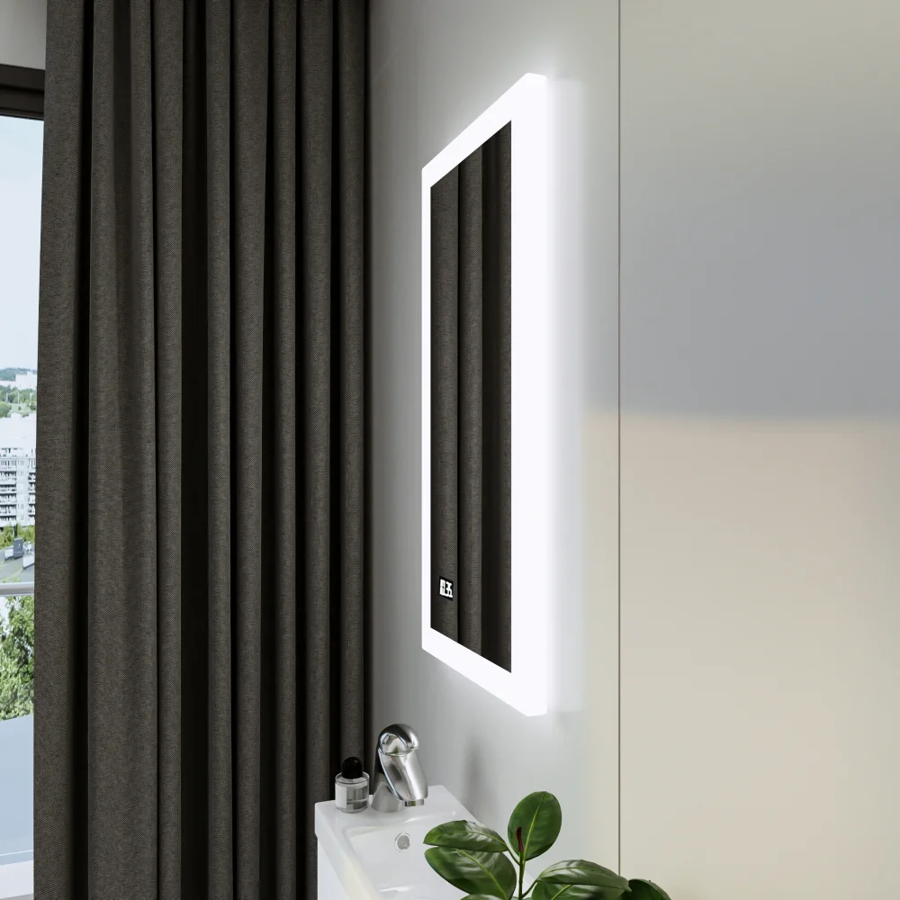 Зеркало Бриклаер Вега 40 с подсветкой от магазина ЛесКонПром.ру