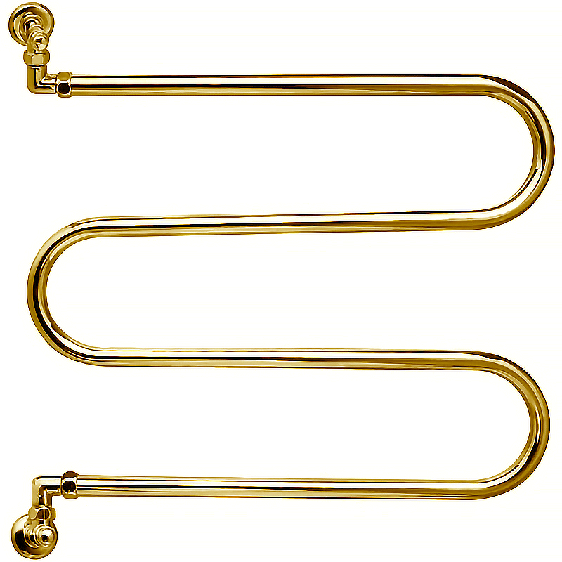 Водяной полотенцесушитель Margaroli Vento 400GO Золото от магазина ЛесКонПром.ру