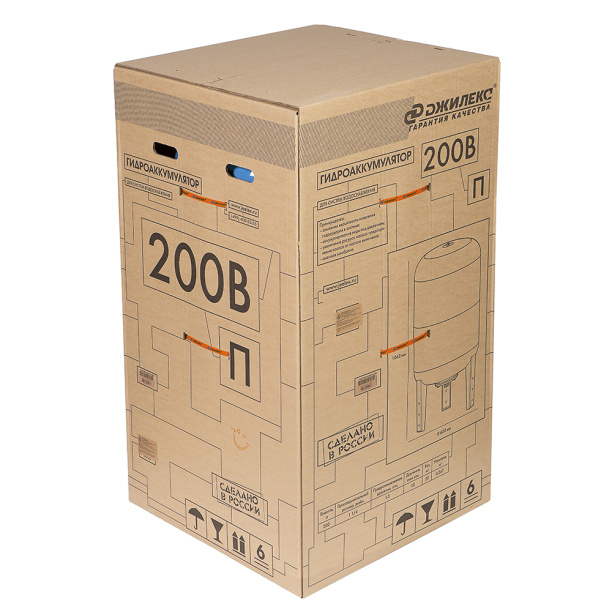 Гидроаккумулятор Джилекс ВПк 200 л вертикальный от магазина ЛесКонПром.ру